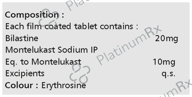 Blst M 20/10mg Tablet 10s