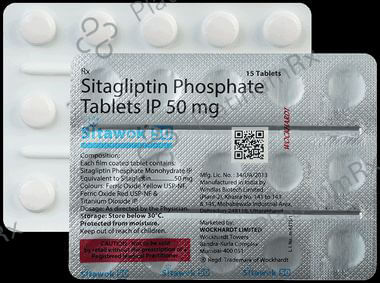 Sitawok 50mg Tablet 15s