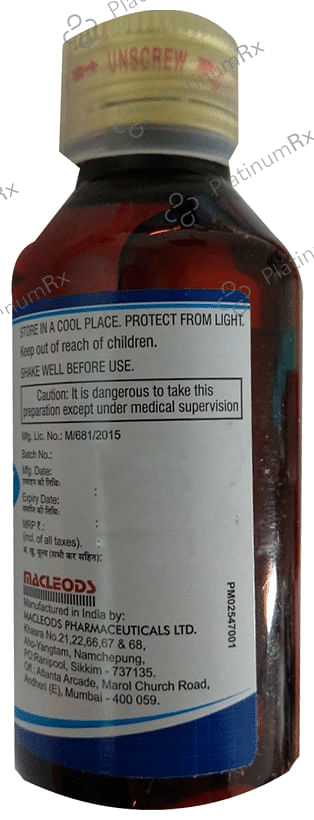 Lincotus DX Dry Cough Formula Syrup 100ml