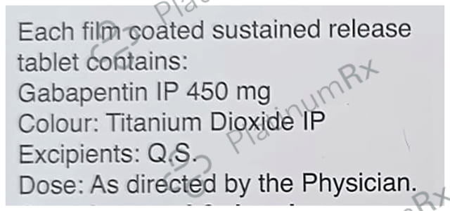 Gabapin SR 450mg Tablet 15s