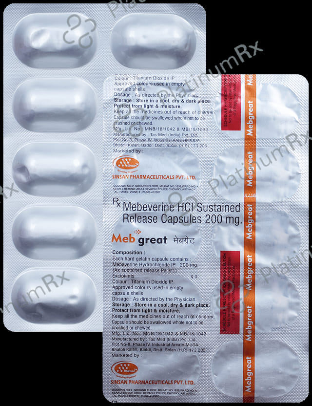 Mebgreat 200mg Capsule