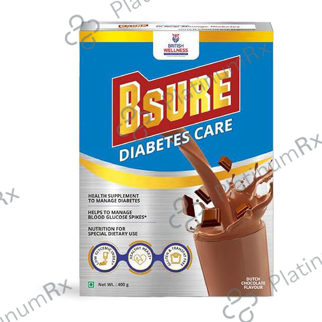 B Sure Diabetes Chocolate Flavour Powder 400gm