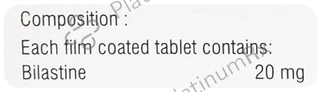 Bilamed 20mg Tablet 10s
