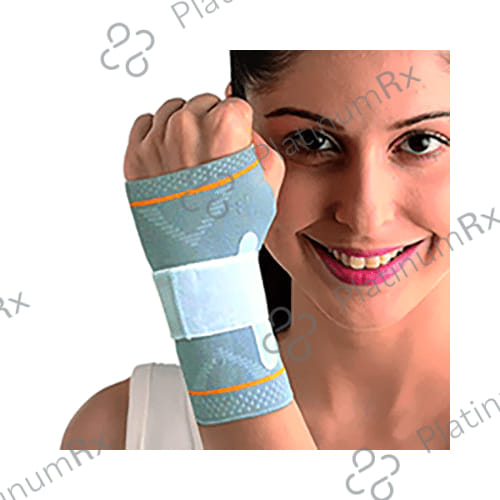 Vissco 5602 Platinum Wrist Splint Binder with Silicone Pressure Pad Medium Left