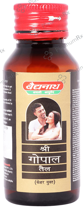 Baidyanath (Jhansi) Shri Gopal Tail (with Keshar) 50 ml