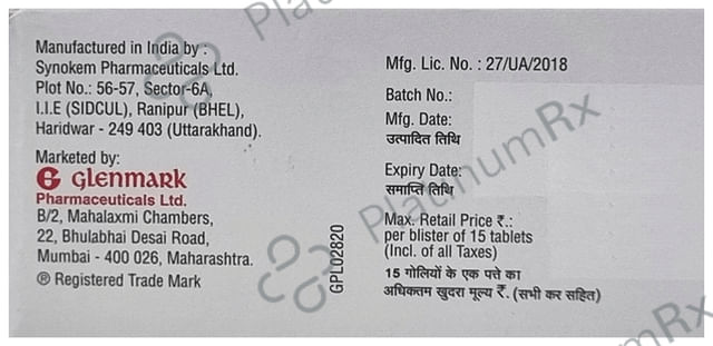Zita Pio 15/20mg Tablet 15s