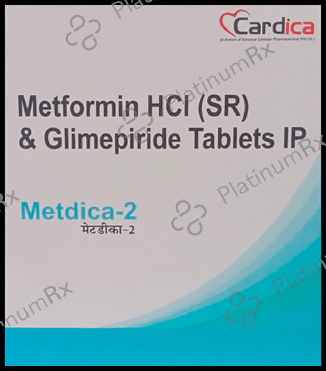 Metdica 2/500mg Tablet SR 10s