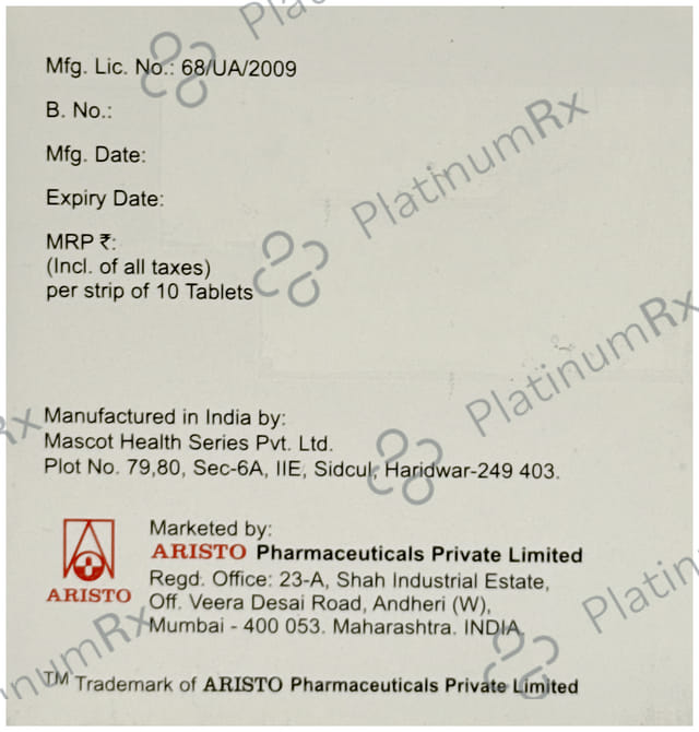Glimiprex SM Forte 2/1000/50mg Tablet 10s