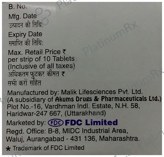 Flemiclav 500/125mg Tablet 10s