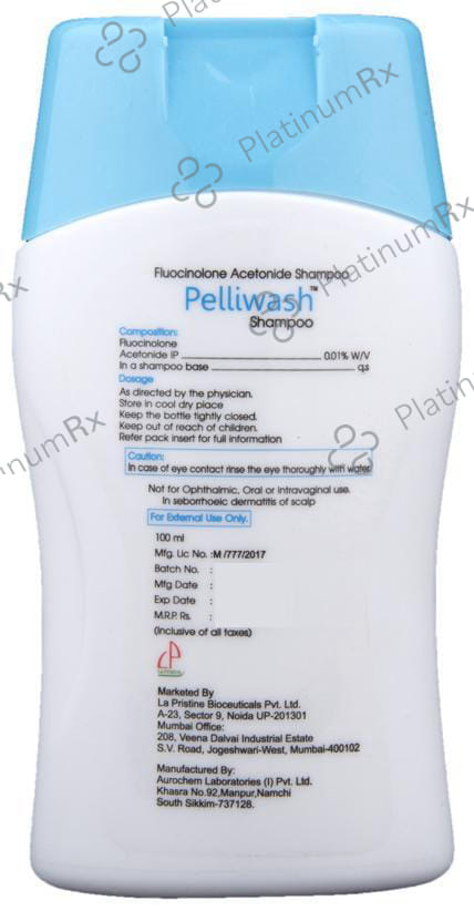 Pelliwash 0.01% Shampoo 100ml