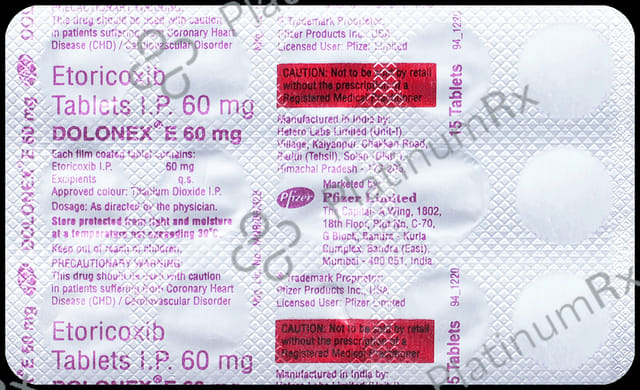 Dolonex E 60mg Tablet 15ml

