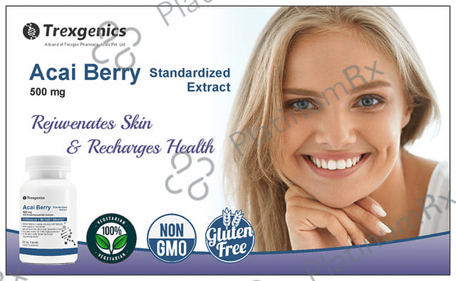 Trexgenics Acai Berry 500mg Veg. Capsules