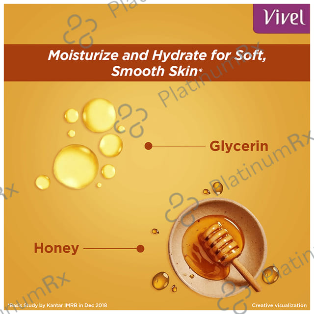 Vivel Moisturizing Body Wash Glycerin + Honey Family Pack