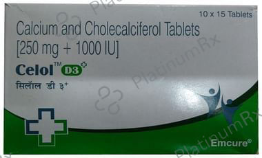 Celol D3 Plus 250mg Tablet 15s