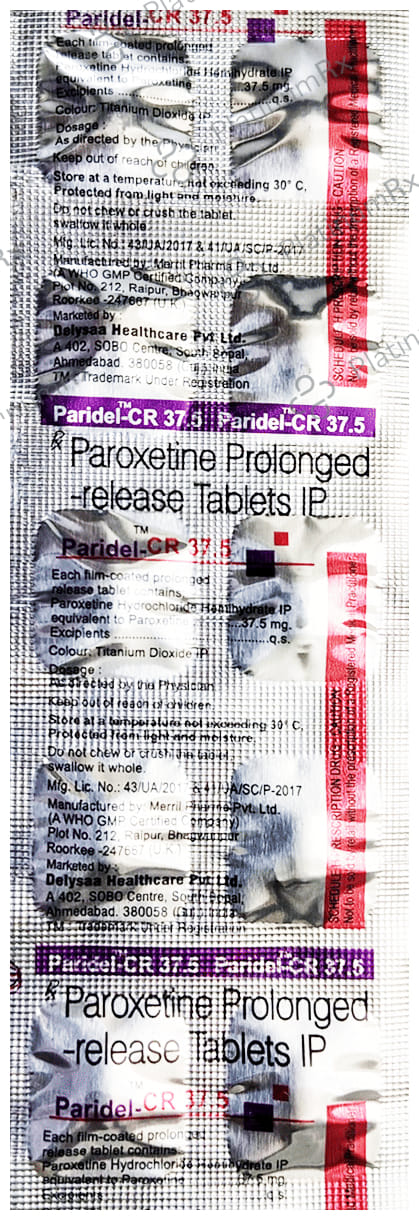 Paridel CR 37.5mg Tablet 10s