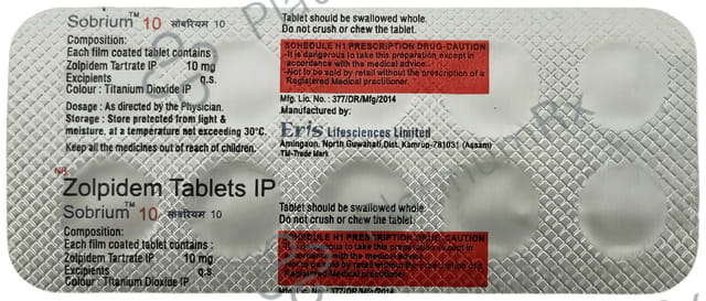 Sobrium 10mg Tablet