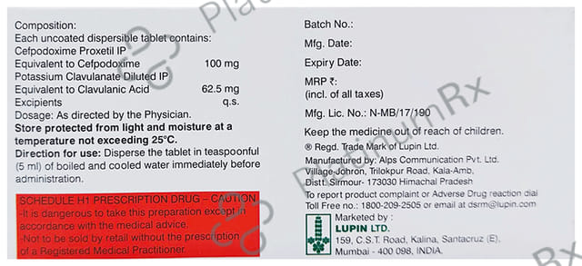 Doxcef CV Tablet DT
