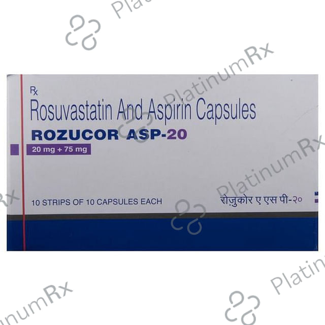 Rozucor ASP 20/75mg Capsule 10s