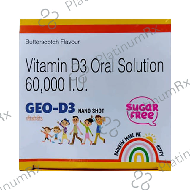 Geo-D3 Nano Shot (5 ml Each) Butterscotch Sugar Free