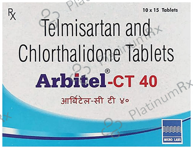 Arbitel CT 40/12.5mg Tablet 15s