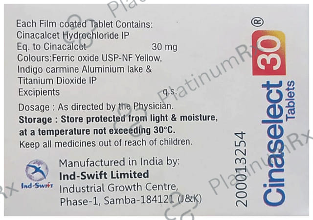 Cinaselect 30mg Tablet 10s