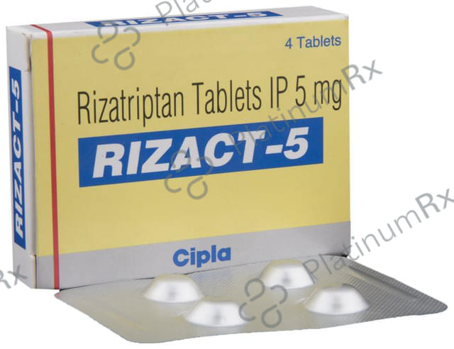 Rizact 5mg Tablet 4s