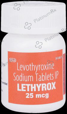 Lethyrox 25mcg Tablet 120s