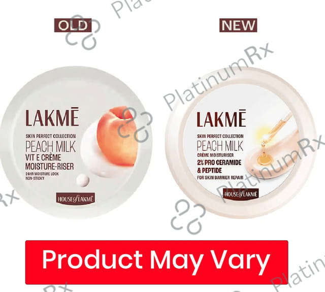 Lakme Peach Milk Soft Creme - Moisturises the Skin - For All Skin Types 100 gm