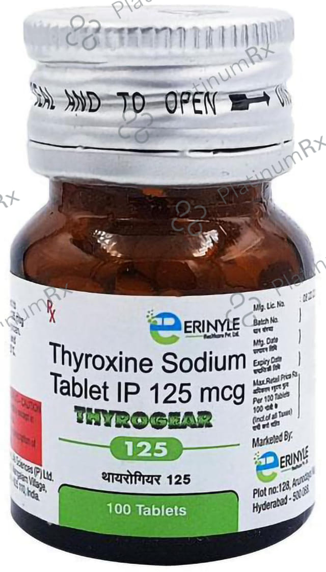Thyrogear 125mcg Tablet