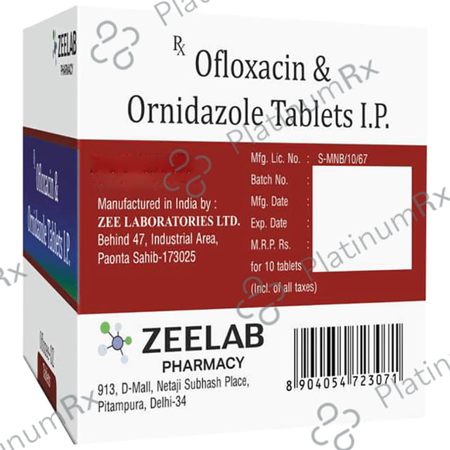 Oflozee-OZ Tablet
