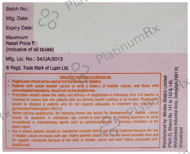 Gluconorm PG 2/500/15mg Tablet SR 15s