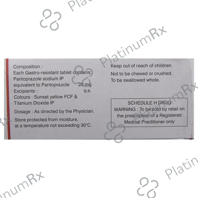 Pantop 20mg Tablet 10s