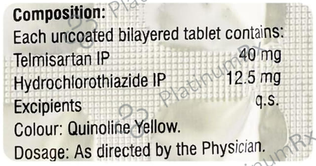 Telmiget H 40/12.5mg Tablet 10s