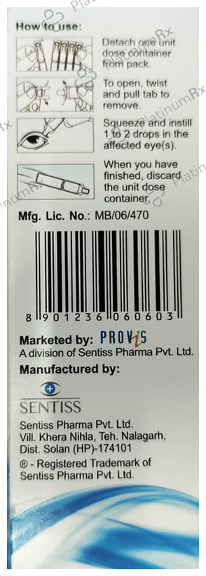 Ontears Unit dose Eye Drop 15X0.4ml