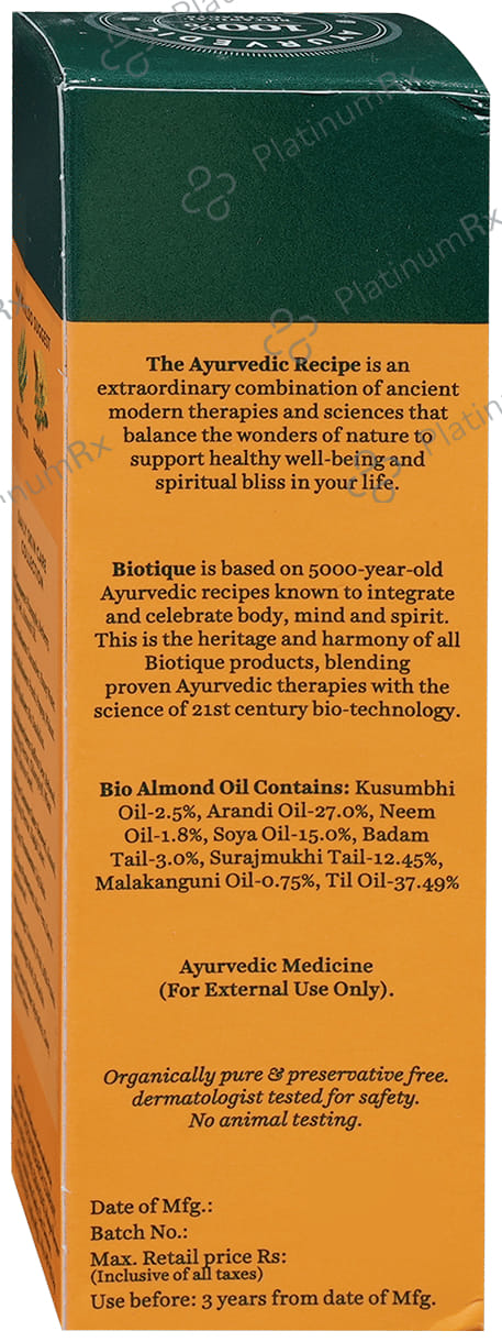 Biotique Bio Almond Oil Soothing Face & Eye Makeup Cleanser For Normal To Dry Skin