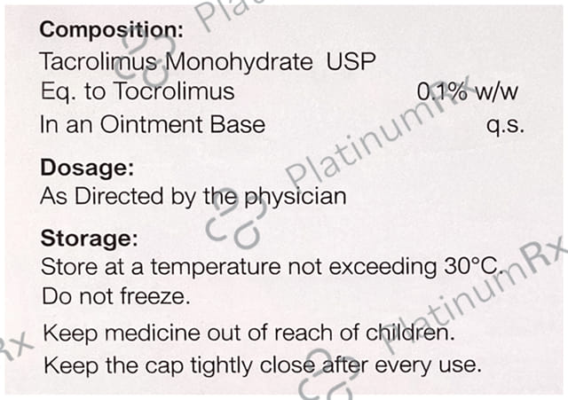 Tacris F 0.1%w/w Ointment 20gm
