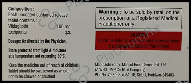 Jubivilda Tablet SR 15s