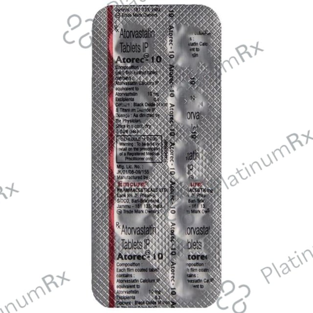 Atorec 10mg Tablet 10s
