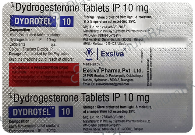 Dydrotel 10mg Tablet 10s
