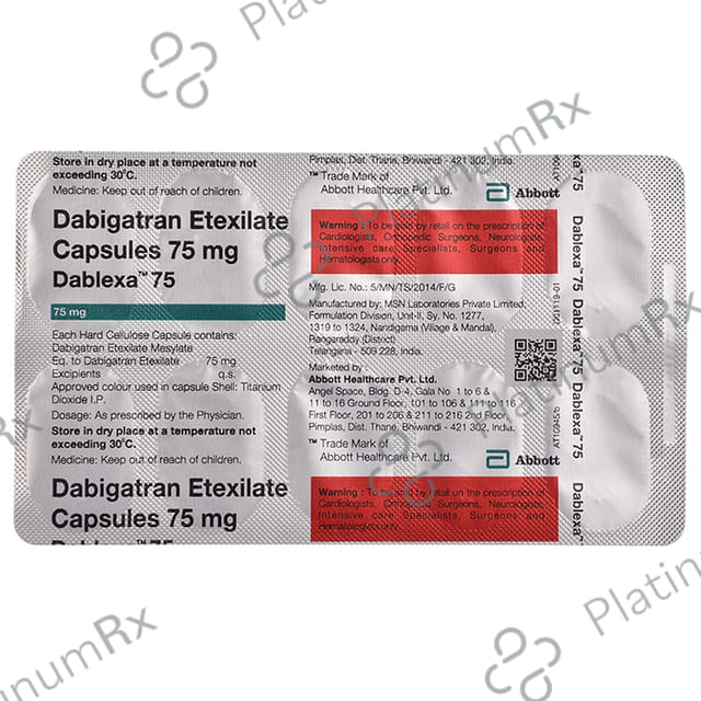 Dablexa 75mg Capsule 10s