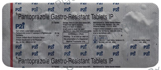 P2I 40mg Tablet 10s