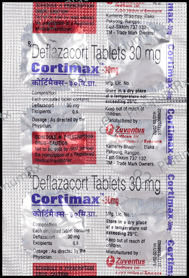 Cortimax 30mg Tablet 6s