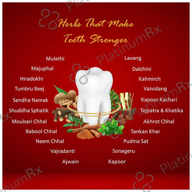 Dentopride Herbal Toothpowder (100gm Each) 1 Bottle