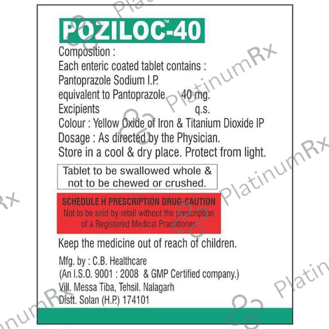 Poziloc 40 Tablet