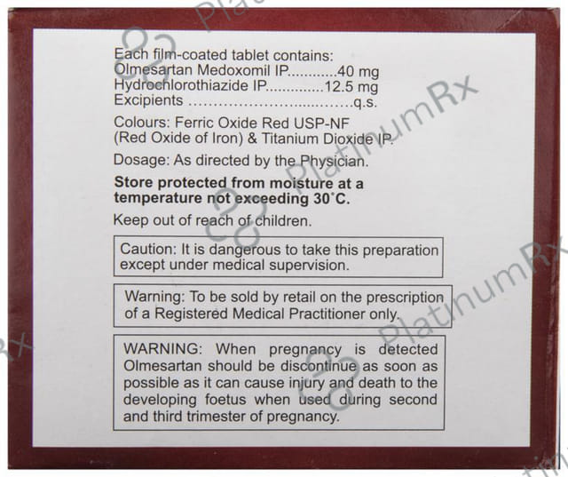 Olkem H 40/12.5mg Tablet 15s