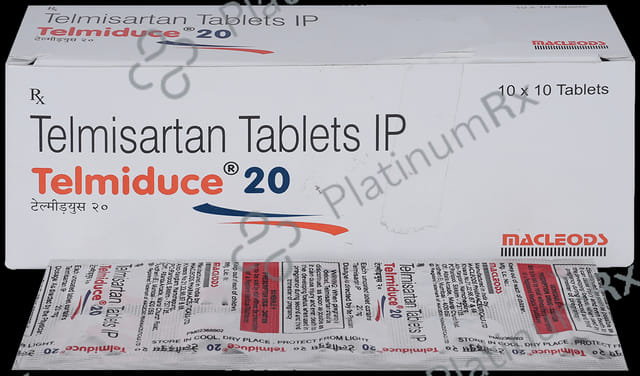 Telmiduce 20mg Tablet 10s