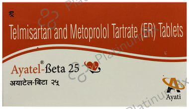 Ayatel Beta 40mg/25mg Tablet