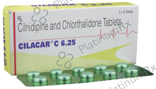 Cilacar C 6.25/10mg Tablet 10s