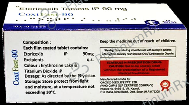 Coxtfast 90mg Tablet 10s