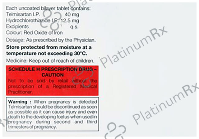 Telpres H 12.5/40mg Tablet 15s